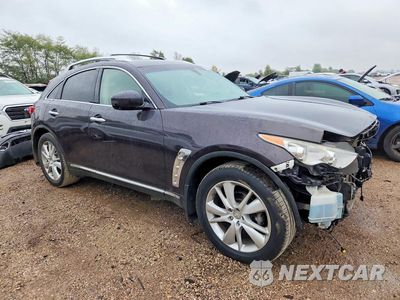 Czwarte zdjęcie samochodu z boku: 2013 INFINITI FX37 BASE VIN:JN8CS1MW5DM174774 - miniatura
