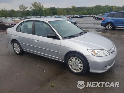 Czwarte zdjęcie samochodu z boku: 2005 HONDA CIVIC LX VIN:2HGES16575H622947 - miniatura