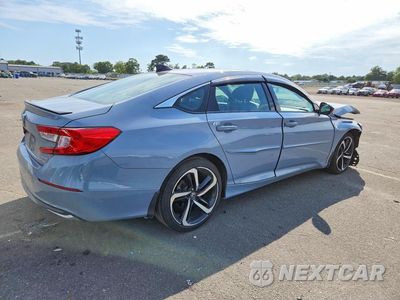 Trzecie zdjęcie samochodu z tyłu: 2022 HONDA ACCORD HYBRID SPORT VIN:1HGCV3F26NA039316 - miniatura