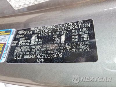 Zdjęcie 14 z 14 samochodu: 2017 KIA SPORTAGE LX VIN:KNDPMCAC2H7260609 - miniatura