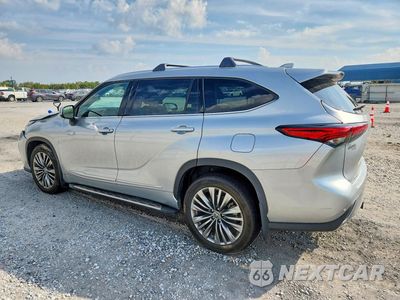 Drugie zdjęcie samochodu z przodu: 2021 TOYOTA HIGHLANDER HYBRID PLATINUM VIN:5TDFARAHXMS009937 - miniatura