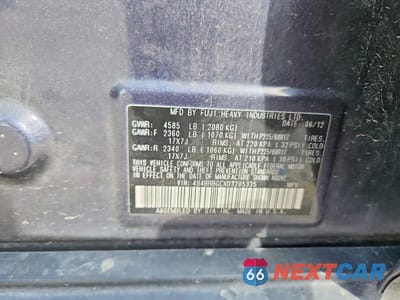 Zdjęcie 12 z 12 samochodu: 2013 SUBARU OUTBACK 2.5I PREMIUM VIN:4S4BRBGCXD3205335 - miniatura