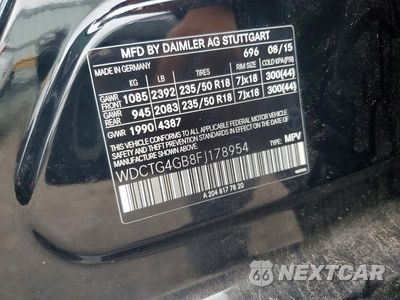 Zdjęcie 13 z 13 samochodu: 2015 MERCEDES-BENZ GLA 250 4MATIC VIN:WDCTG4GB8FJ178954 - miniatura