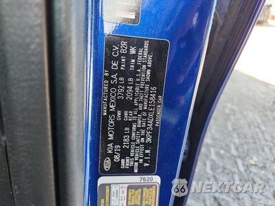 Zdjęcie 12 z 12 samochodu: 2020 KIA FORTE GT LINE VIN:3KPF34ADXLE158416 - miniatura