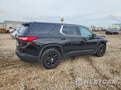 Trzecie zdjęcie samochodu z tyłu: 2019 CHEVROLET TRAVERSE LS VIN:1GNERFKWXKJ161475 - miniatura