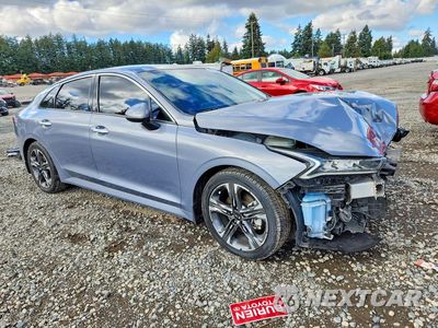 Czwarte zdjęcie samochodu z boku: 2021 KIA K5 EX VIN:5XXG34J29MG013850 - miniatura