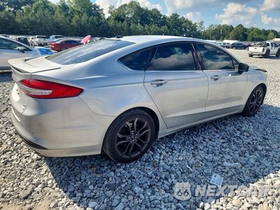 Trzecie zdjęcie samochodu z tyłu: 2018 FORD FUSION SE VIN:3FA6P0HD1JR200874 - miniatura