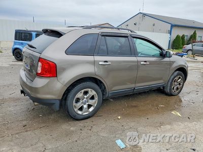 Trzecie zdjęcie samochodu z tyłu: 2013 FORD EDGE SEL VIN:2FMDK4JC4DBC80873 - miniatura