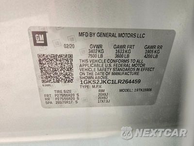 Zdjęcie 13 z 13 samochodu: 2020 GMC YUKON XL K1500 SLT VIN:1GKS2JKC1LR264459 - miniatura