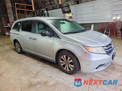 Czwarte zdjęcie samochodu z boku: 2014 HONDA ODYSSEY EX VIN:5FNRL5H40EB130033 - miniatura