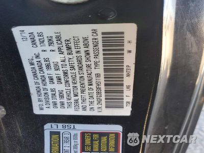 Zdjęcie 12 z 12 samochodu: 2015 HONDA CIVIC LX VIN:2HGFG3B5XFH511169 - miniatura
