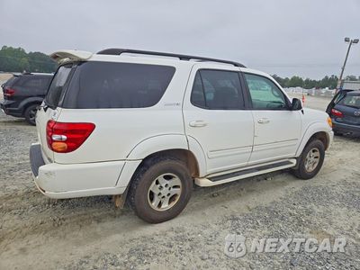 Trzecie zdjęcie samochodu z tyłu: 2002 TOYOTA SEQUOIA LIMITED VIN:5TDZT38A32S098888 - miniatura