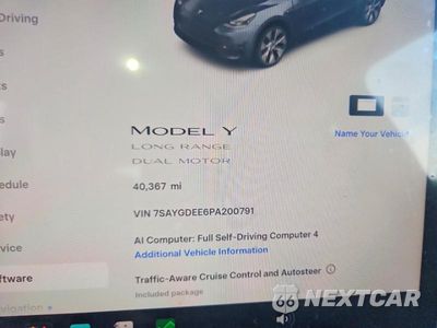 Zdjęcie 9 z 12 samochodu: 2023 TESLA MODEL Y VIN:7SAYGDEE6PA200791 - miniatura