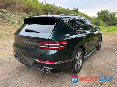 Czwarte zdjęcie samochodu z boku: 2022 GENESIS GV80 3.5T ADVANCED+ VIN:KMUHCESC1NU077987 - miniatura