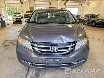Piąte zdjęcie samochodu w środku: 2014 HONDA ODYSSEY EXL VIN:5FNRL5H64EB101278 - miniatura