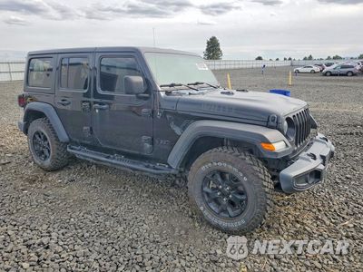Czwarte zdjęcie samochodu z boku: 2021 JEEP WRANGLER UNLIMITED SPORT VIN:1C4HJXDNXMW617116 - miniatura