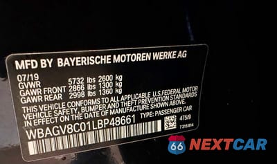 Zdjęcie 10 z 14 samochodu: 2020 BMW M850XI VIN:WBAGV8C01LBP48661 - miniatura