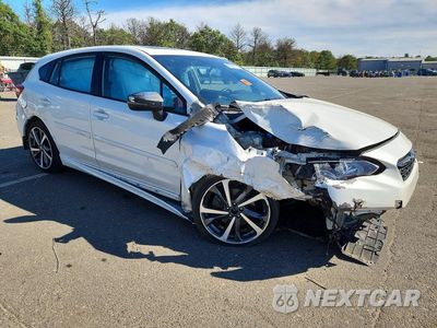 Czwarte zdjęcie samochodu z boku: 2022 SUBARU IMPREZA SPORT VIN:4S3GTAM68N3726866 - miniatura