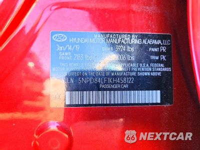 Zdjęcie 12 z 12 samochodu: 2019 HYUNDAI ELANTRA SEL VIN:5NPD84LF1KH458122 - miniatura