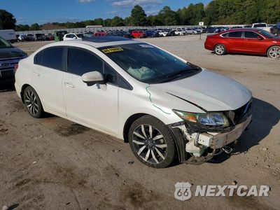 Czwarte zdjęcie samochodu z boku: 2014 HONDA CIVIC EXL VIN:19XFB2F91EE078419 - miniatura