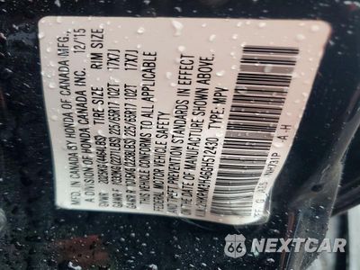 Zdjęcie 13 z 13 samochodu: 2016 HONDA CR-V SE VIN:2HKRM3H46GH512430 - miniatura