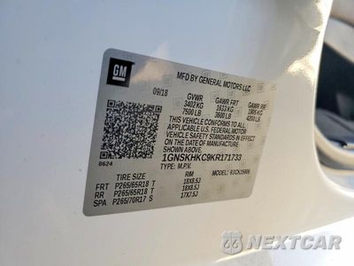 Zdjęcie 13 z 13 samochodu: 2019 CHEVROLET SUBURBAN K1500 LT VIN:1GNSKHKC9KR171733 - miniatura