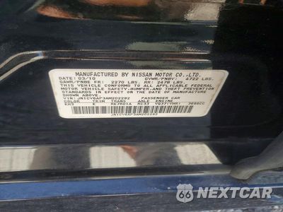 Zdjęcie 12 z 12 samochodu: 2010 INFINITI G37 SEDAN BASE VIN:JN1CV6AP3AM202292 - miniatura