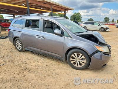 Czwarte zdjęcie samochodu z boku: 2015 HONDA ODYSSEY EXL VIN:5FNRL5H65FB035471 - miniatura