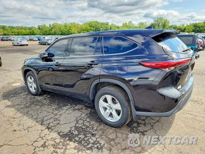 Drugie zdjęcie samochodu z przodu: 2021 TOYOTA HIGHLANDER L VIN:5TDCZRBH1MS115784 - miniatura