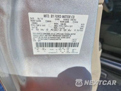 Zdjęcie 12 z 12 samochodu: 2010 FORD ESCAPE XLS VIN:1FMCU9C73AKD34779 - miniatura