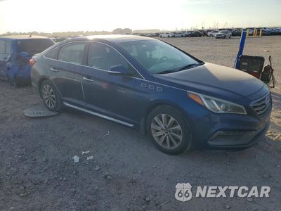 Czwarte zdjęcie samochodu z boku: 2017 HYUNDAI SONATA SPORT VIN:5NPE34AF7HH475554 - miniatura