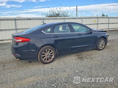 Trzecie zdjęcie samochodu z tyłu: 2017 FORD FUSION SE VIN:3FA6P0H76HR377117 - miniatura