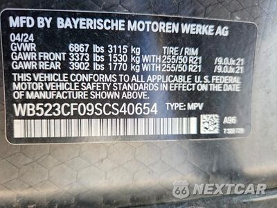 Zdjęcie 13 z 13 samochodu: 2025 BMW IX XDRIVE50 VIN:WB523CF09SCS40654 - miniatura