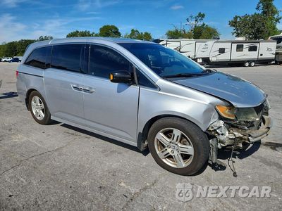 Czwarte zdjęcie samochodu z boku: 2011 HONDA ODYSSEY TOURING VIN:5FNRL5H92BB076502 - miniatura
