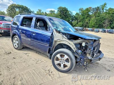 Czwarte zdjęcie samochodu z boku: 2015 HONDA PILOT EXL VIN:5FNYF4H51FB047704 - miniatura