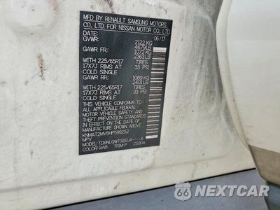 Zdjęcie 12 z 12 samochodu: 2017 NISSAN ROGUE SV VIN:KNMAT2MV5HP599252 - miniatura