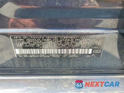 Zdjęcie 12 z 12 samochodu: 2008 LEXUS IS 350 VIN:JTHBE262285018110 - miniatura