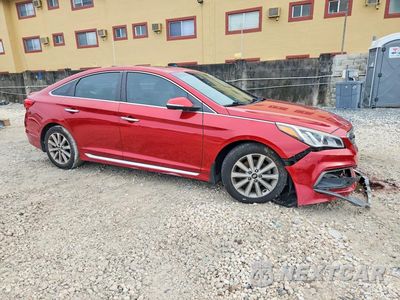 Czwarte zdjęcie samochodu z boku: 2017 HYUNDAI SONATA LIMITED VIN:5NPE34AF1HH592627 - miniatura