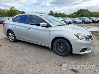 Czwarte zdjęcie samochodu z boku: 2019 NISSAN SENTRA S VIN:3N1AB7AP1KY213490 - miniatura