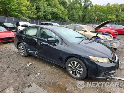 Czwarte zdjęcie samochodu z boku: 2014 HONDA CIVIC EX VIN:19XFB2F84EE204277 - miniatura