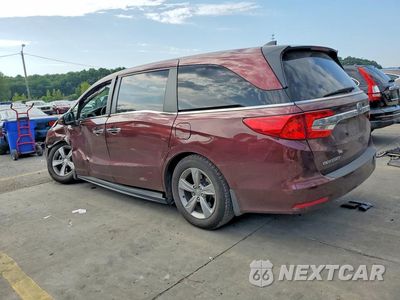 Drugie zdjęcie samochodu z przodu: 2018 HONDA ODYSSEY EXL VIN:5FNRL6H75JB046011 - miniatura