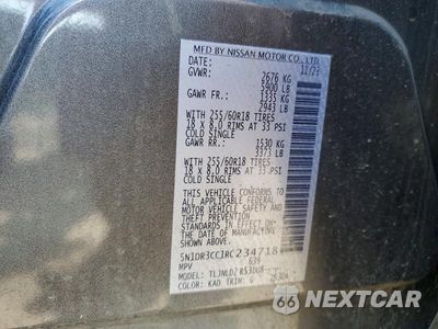 Zdjęcie 13 z 13 samochodu: 2024 NISSAN PATHFINDER SL VIN:5N1DR3CC1RC234718 - miniatura