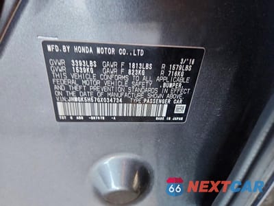 Zdjęcie 13 z 13 samochodu: 2016 HONDA FIT LX VIN:JHMGK5H57GX034734 - miniatura