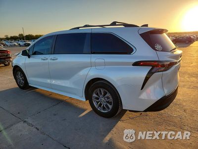 Drugie zdjęcie samochodu z przodu: 2023 TOYOTA SIENNA XLE VIN:5TDJRKEC7PS155483 - miniatura