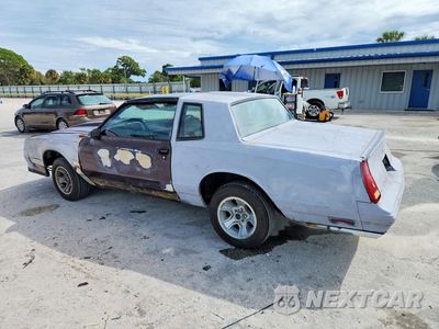 Drugie zdjęcie samochodu z przodu: 1987 CHEVROLET MONTE CARLO VIN:1G1GZ11G1HP116759 - miniatura