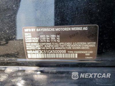 Zdjęcie 13 z 13 samochodu: 2016 BMW 328 XI SULEV VIN:WBA8E3C51GK500998 - miniatura