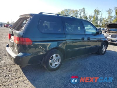 Trzecie zdjęcie samochodu z tyłu: 1999 HONDA ODYSSEY EX VIN:2HKRL1864XH514301 - miniatura