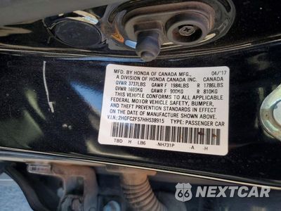 Zdjęcie 13 z 13 samochodu: 2017 HONDA CIVIC LX VIN:2HGFC2F57HH538915 - miniatura
