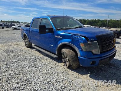 Czwarte zdjęcie samochodu z boku: 2014 FORD F150 SUPERCREW VIN:1FTFW1ETXEKG48877 - miniatura