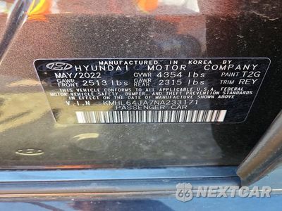 Zdjęcie 12 z 12 samochodu: 2022 HYUNDAI SONATA SEL VIN:KMHL64JA7NA233171 - miniatura